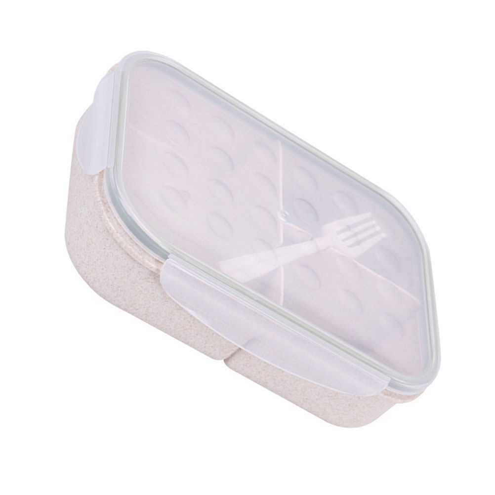 Bento Box - 1Set Sustainable Wheat Straw Style Divided