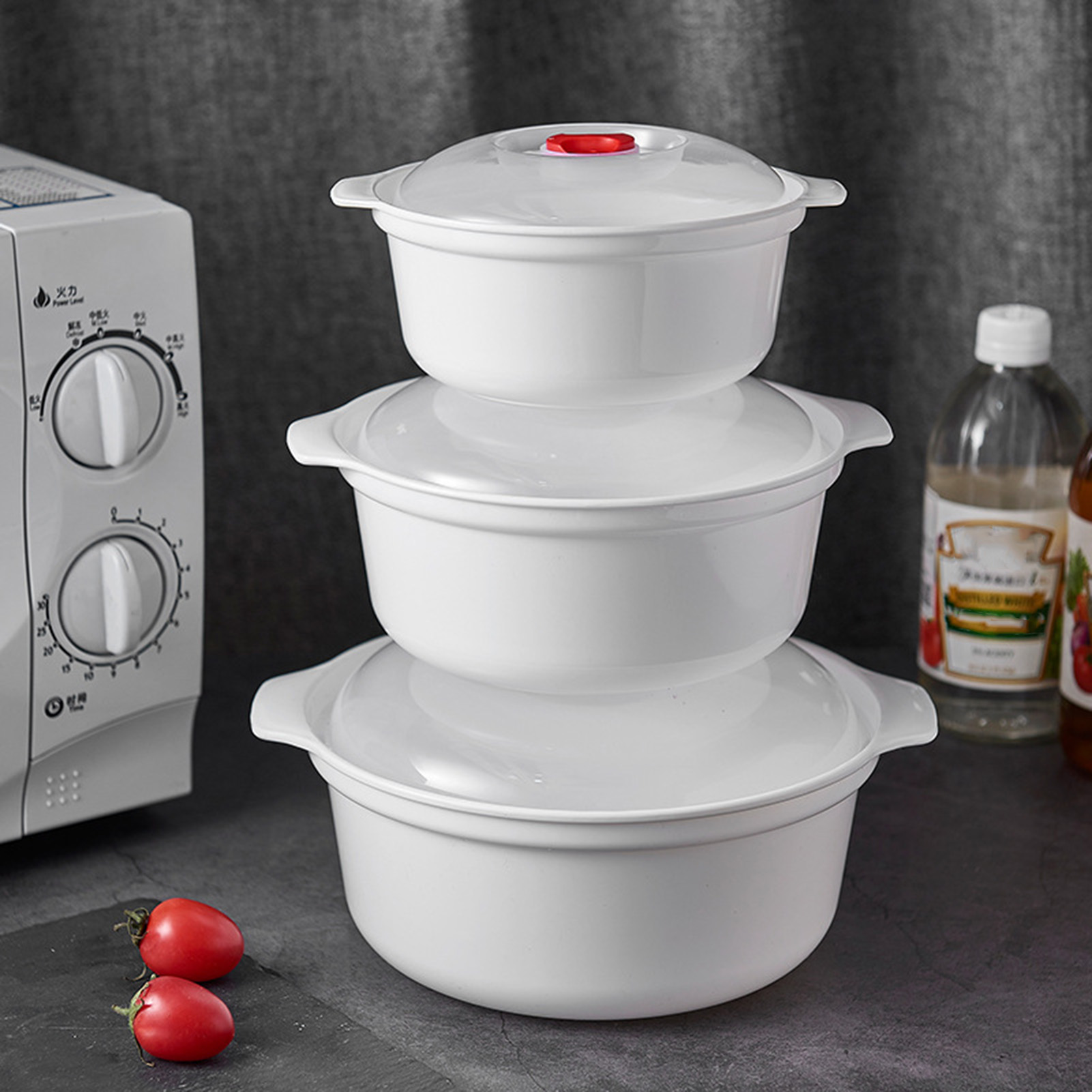 Bento Box - Professional Lunch Box Round Food Storage