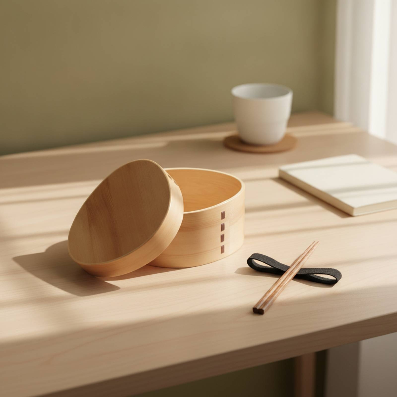 Bento Box - Wooden Bento Box Japanese-Style Bento Lunch