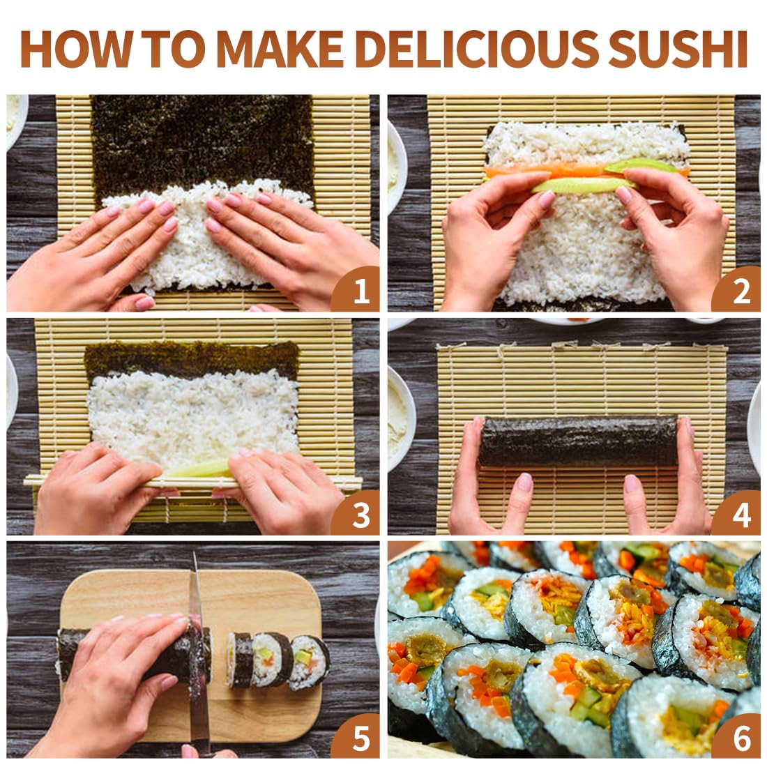 Sushi Making Set With Various  - đánh giá và giá Sushi Making Kit