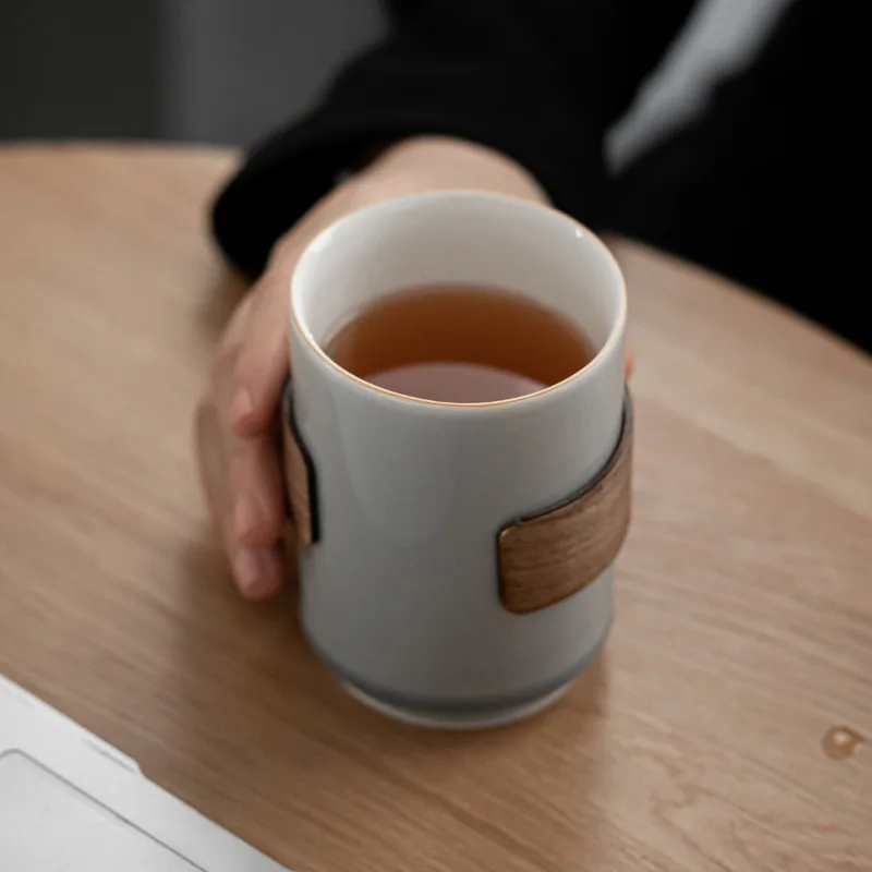 Bamboo Wooden Buckle Waist Cup - đánh giá và giá Japanese Pottery