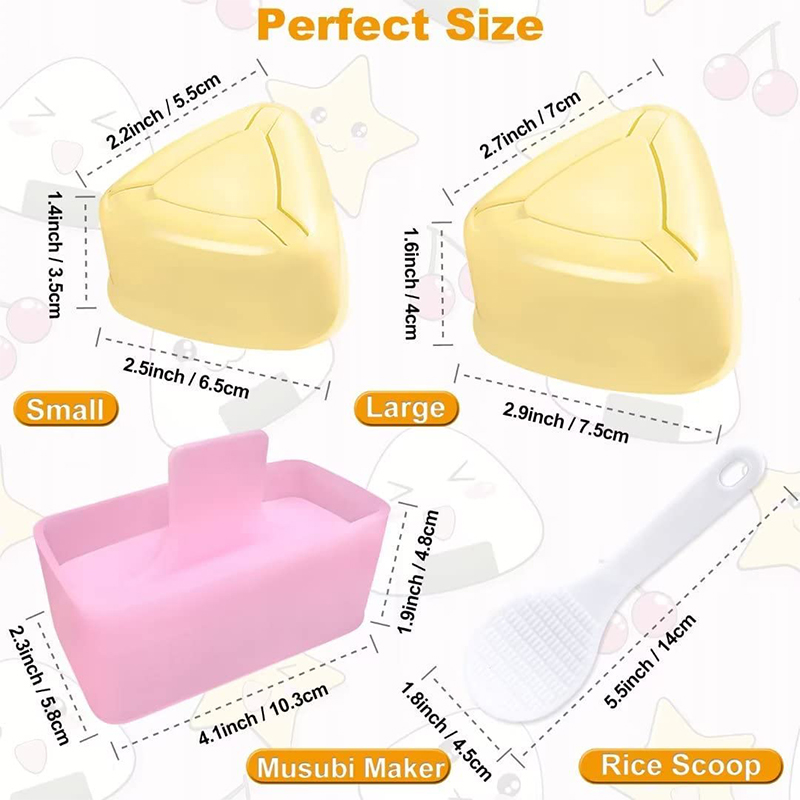 LMETJMA  Pack Rice Mold Musubi - đánh giá và giá Sushi Making Kit