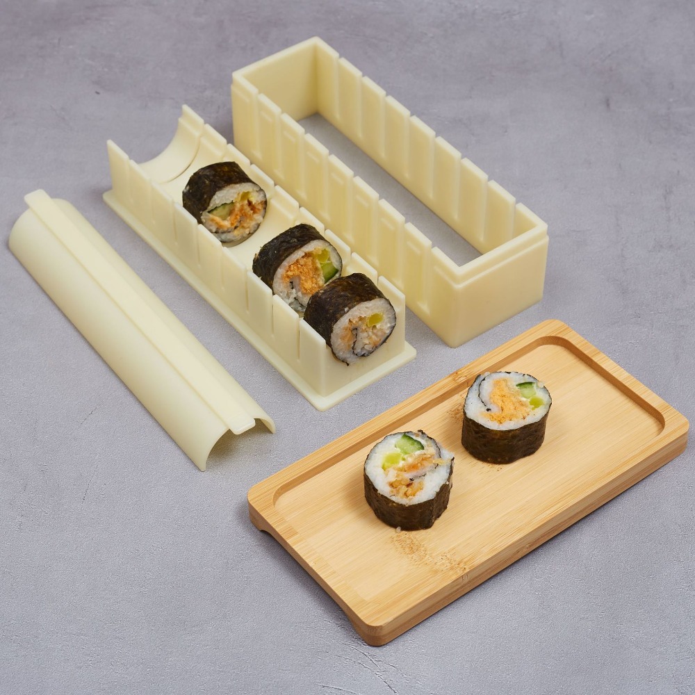 3pcs/set Plastic Sushi Maker E - đánh giá và giá Sushi Making Kit
