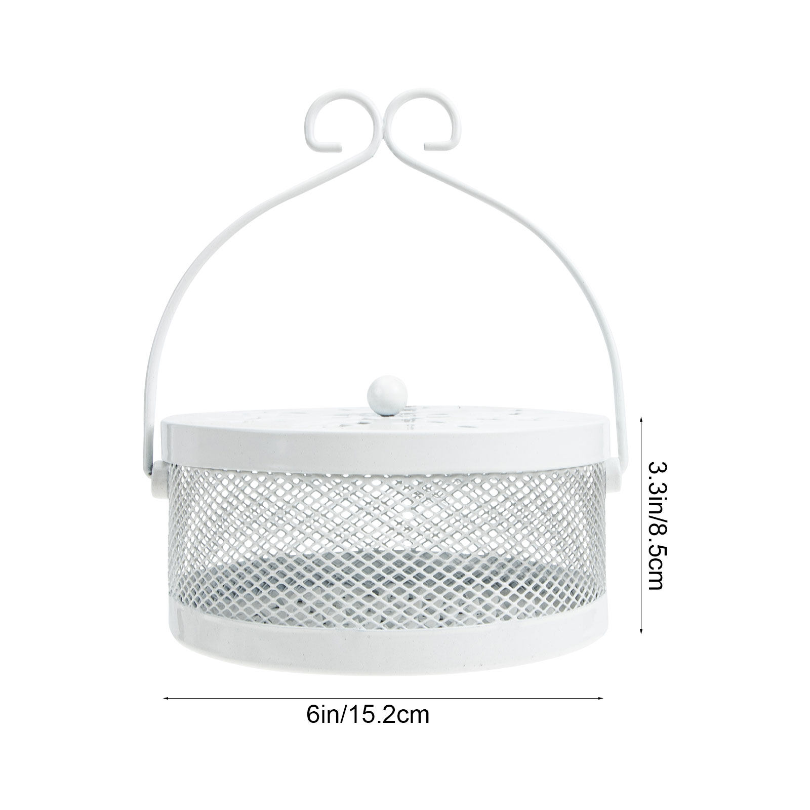 Box Wrought White Smooth Textu - đánh giá và giá Incense Holder