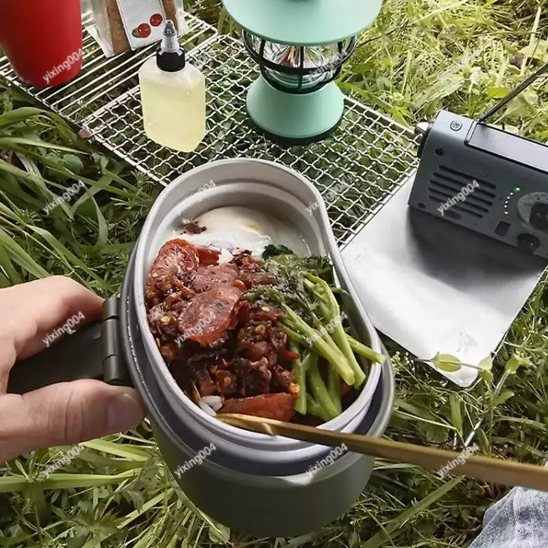 Outdoor Camping Split Bento Bo - đánh giá và giá Bento Box