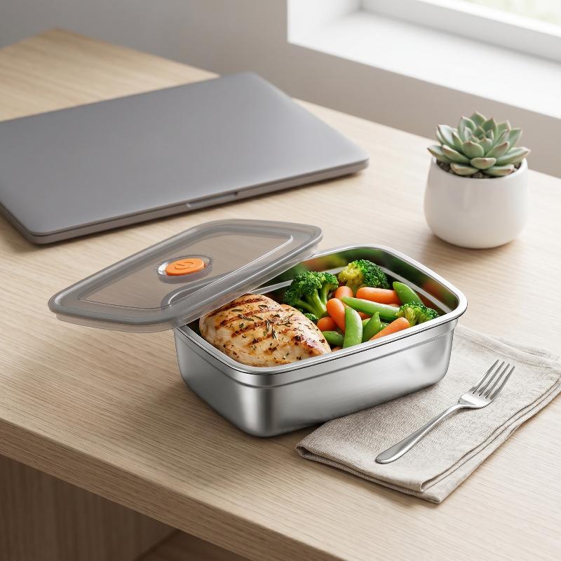 Stainless Steel Camping Lunch  - đánh giá và giá Bento Box
