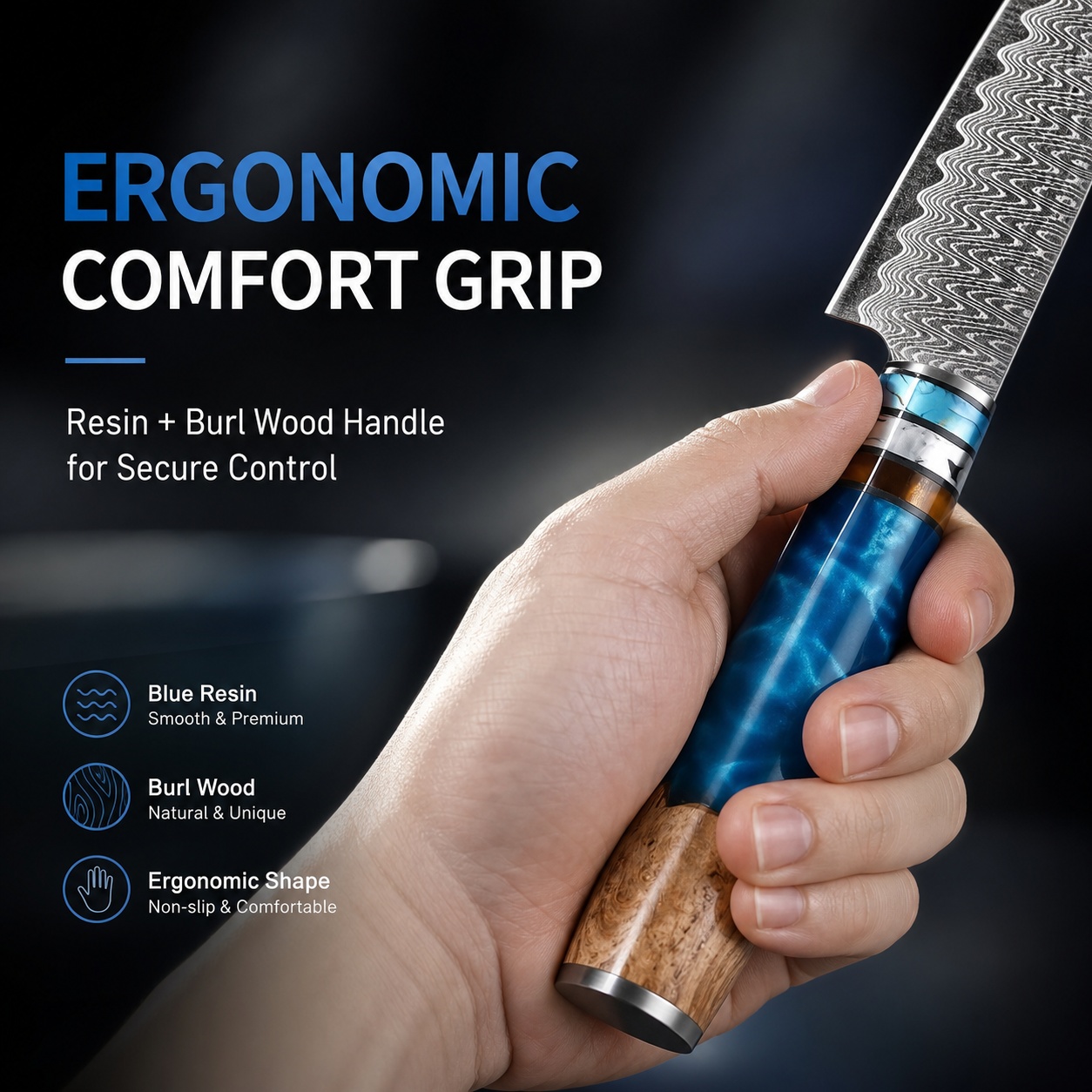 8 Inch Japanese Chef Knife 67  - đánh giá và giá Japanese Knife