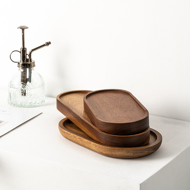 Tableware Solid Wood Round Des - đánh giá và giá Japanese Snacks