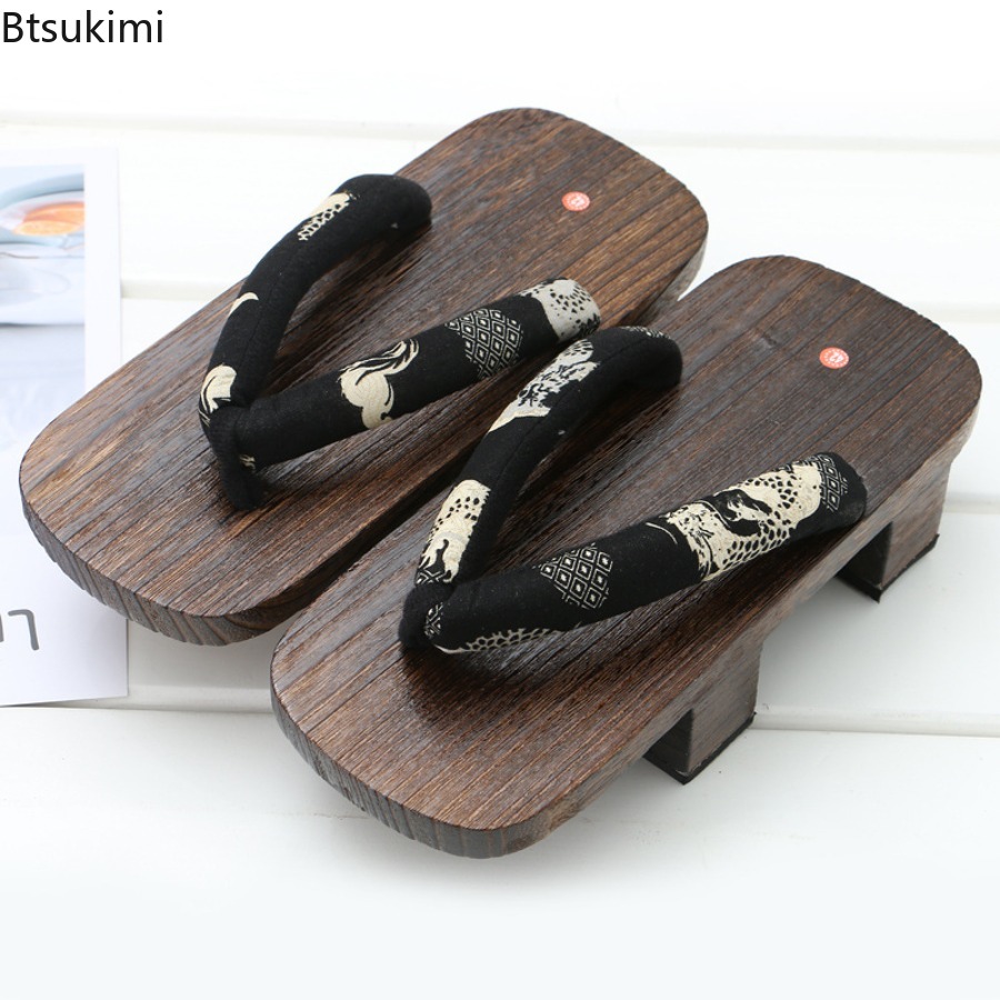 Women Geta Two-toothed Sandals - đánh giá và giá Geta Wooden Sandal
